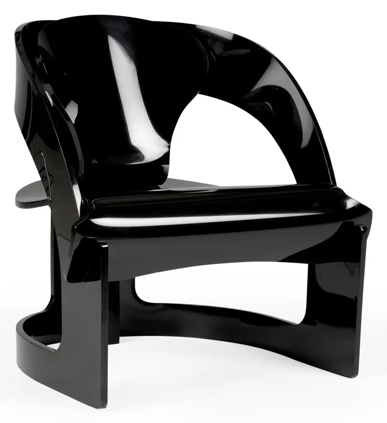 Wildwood Furniture 490587 Beverly Grove Acrylic Chair Black Wildwood Furniture 490587 Beverly Grove Acrylic Chair Black