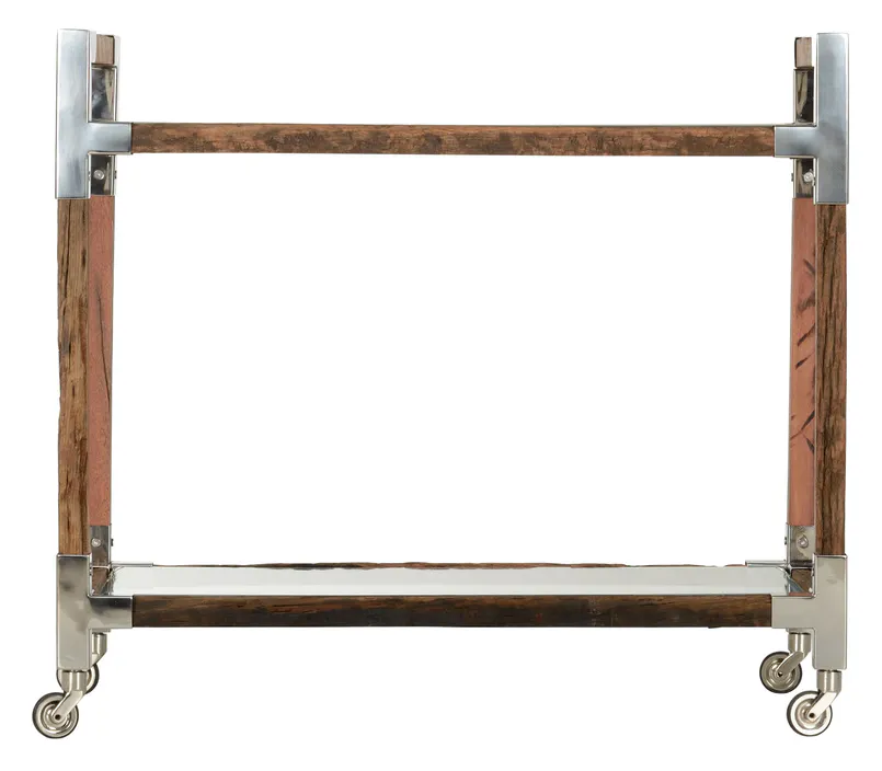 Wildwood Furniture 490610 Rustic Glam Bar Cart Large Wildwood Furniture 490610 Rustic Glam Bar Cart Large