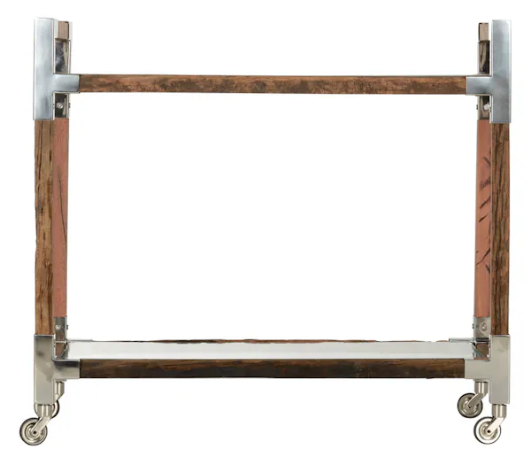 Wildwood Furniture 490610 Rustic Glam Bar Cart Large Wildwood Furniture 490610 Rustic Glam Bar Cart Large