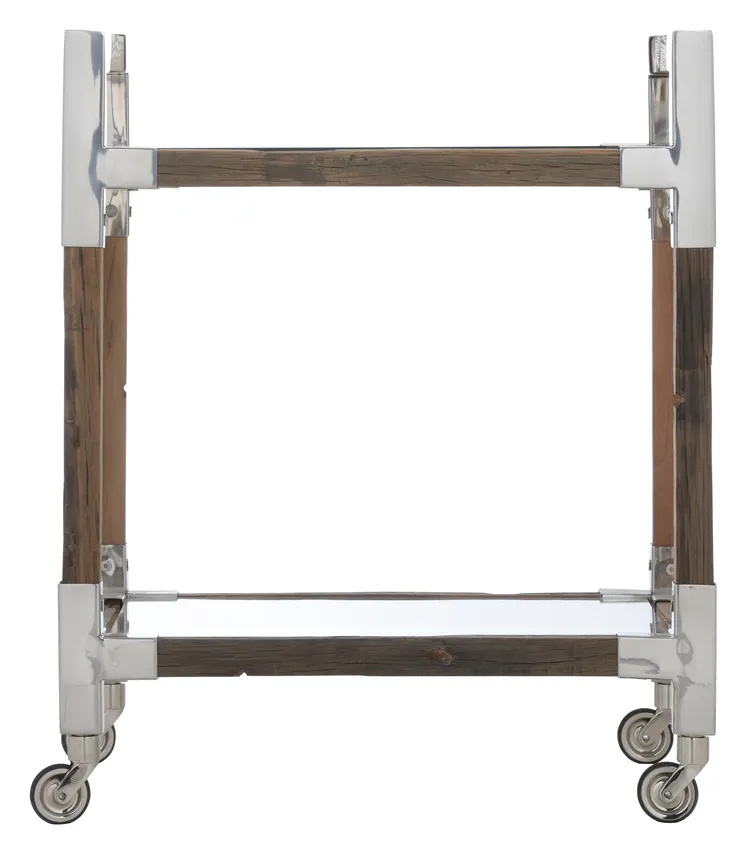 Wildwood Furniture 490616 Rustic Glam Bar Cart Small Wildwood Furniture 490616 Rustic Glam Bar Cart Small
