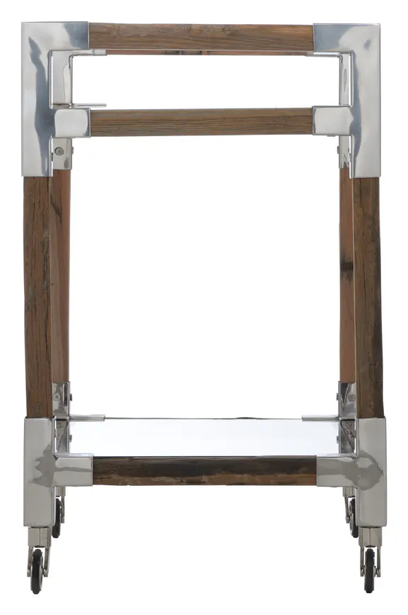 Wildwood Furniture 490616 Rustic Glam Bar Cart Small Wildwood Furniture 490616 Rustic Glam Bar Cart Small