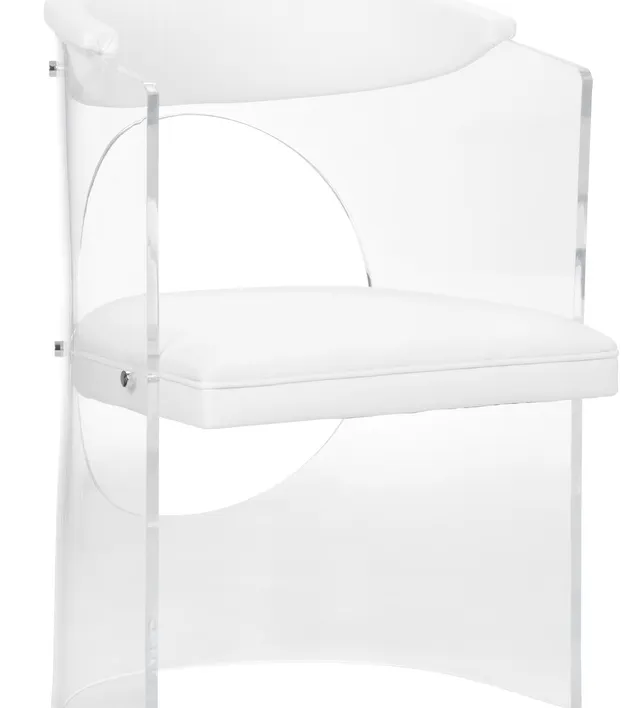Wildwood Furniture 490625 Baran Barrel Back Chair White Wildwood Furniture 490625 Baran Barrel Back Chair White