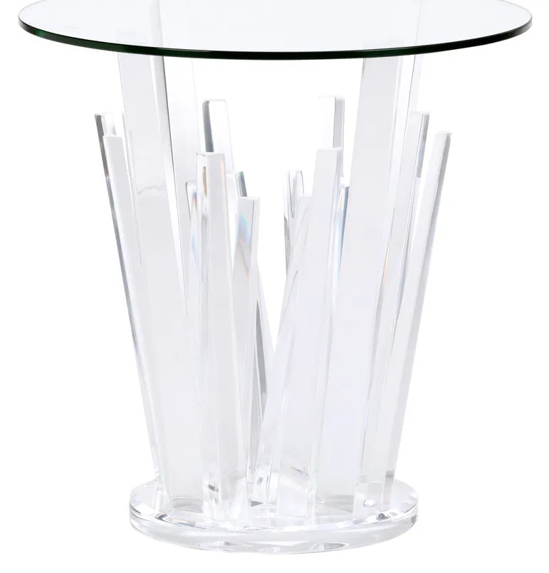Wildwood Furniture 490664 Geode End Table Clear Wildwood Furniture 490664 Geode End Table Clear