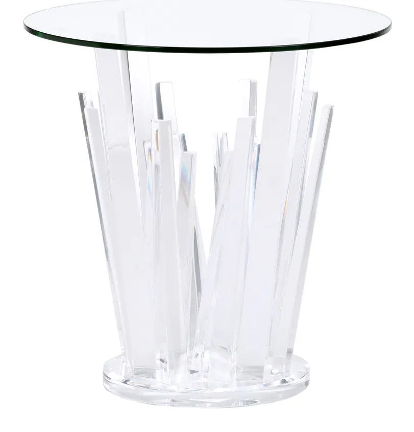 Wildwood Furniture 490664 Geode End Table Clear Wildwood Furniture 490664 Geode End Table Clear