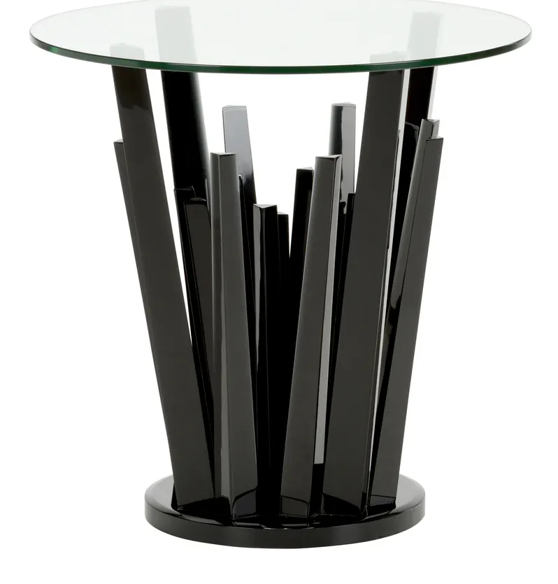 Wildwood Furniture 490665 Geode End Table Black Wildwood Furniture 490665 Geode End Table Black