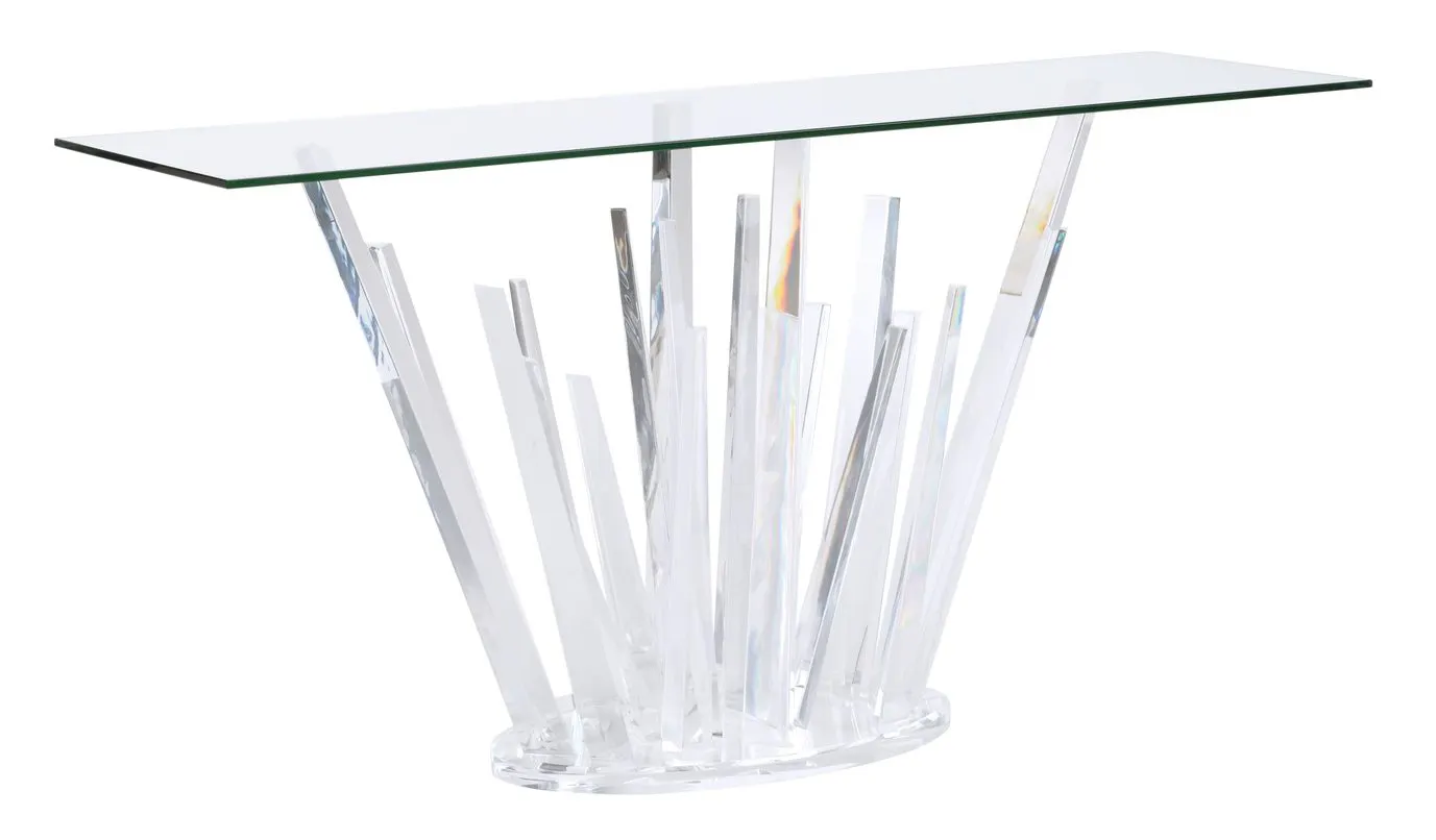 Wildwood Furniture 490666 Geode Console Clear