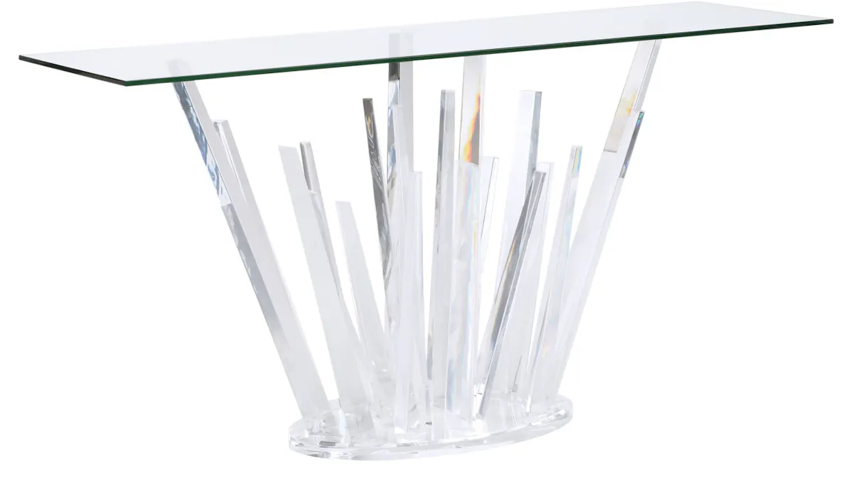 Wildwood Furniture 490666 Geode Console Clear Wildwood Furniture 490666 Geode Console Clear