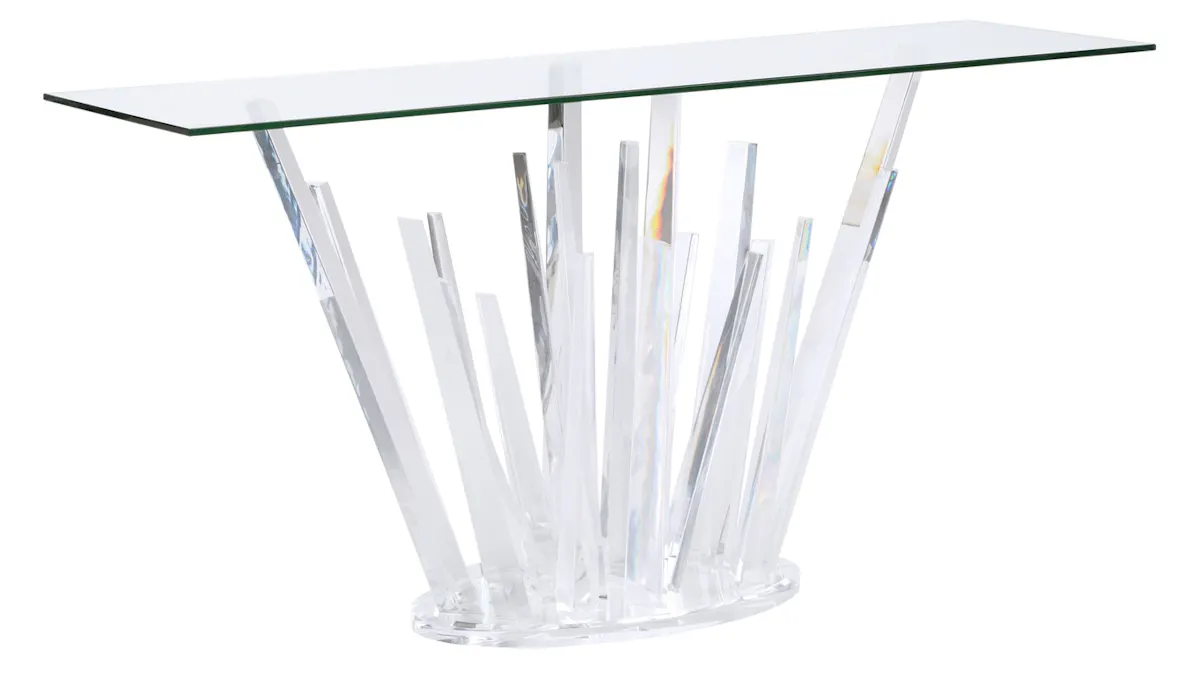 Wildwood Furniture 490666 Geode Console Clear Wildwood Furniture 490666 Geode Console Clear