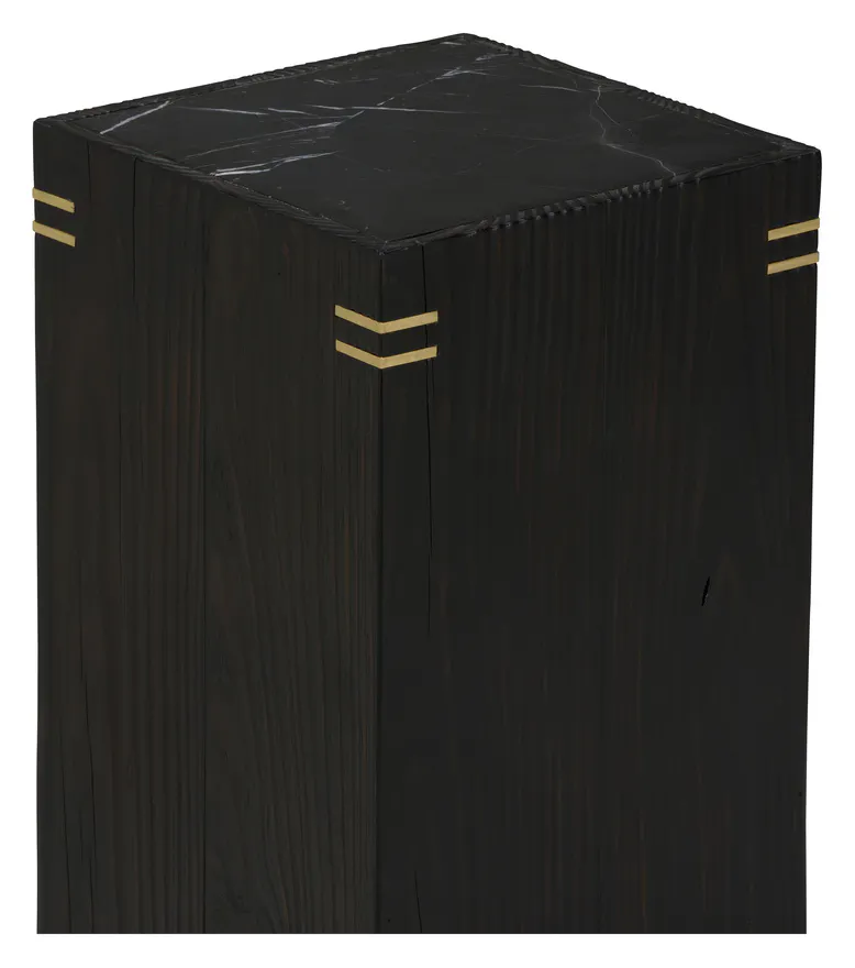 Wildwood Furniture 490801 Shou Sugi Ban Pedestal Medium Wildwood Furniture 490801 Shou Sugi Ban Pedestal Medium