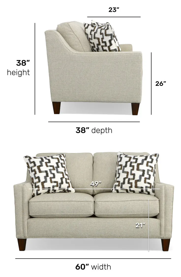 Flexsteel Furniture 5010-20 Finley Fabric Loveseat Flexsteel Furniture 5010-20 Finley Fabric Loveseat