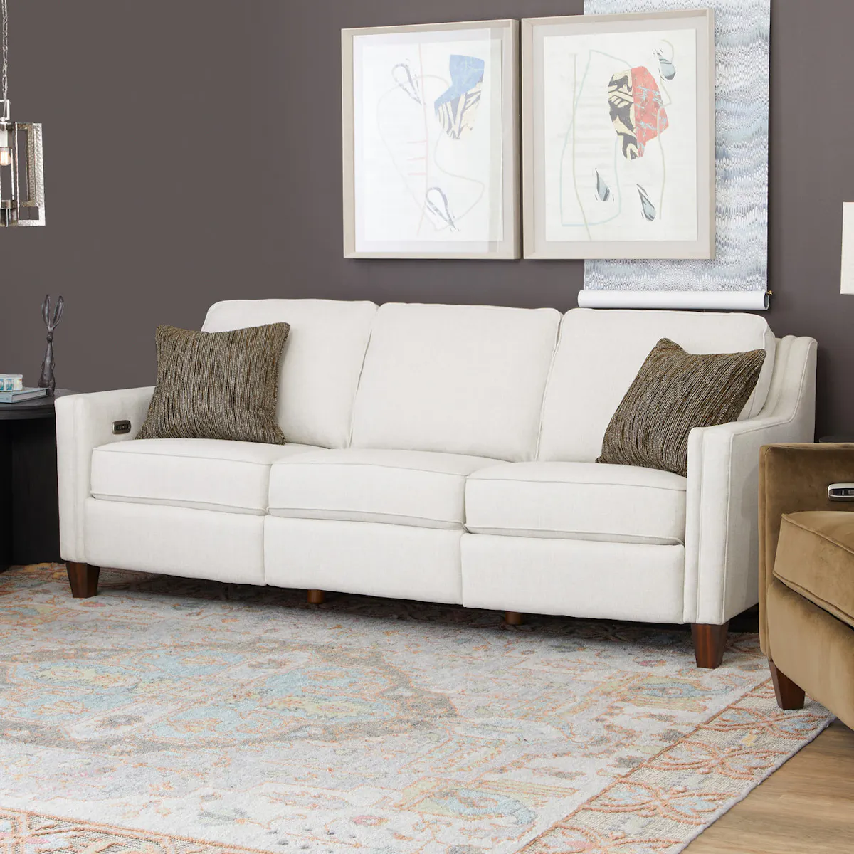 Flexsteel Furniture 5010-620M Finley Fabric Power Inclining Sofa Flexsteel Furniture 5010-620M Finley Fabric Power Inclining Sofa