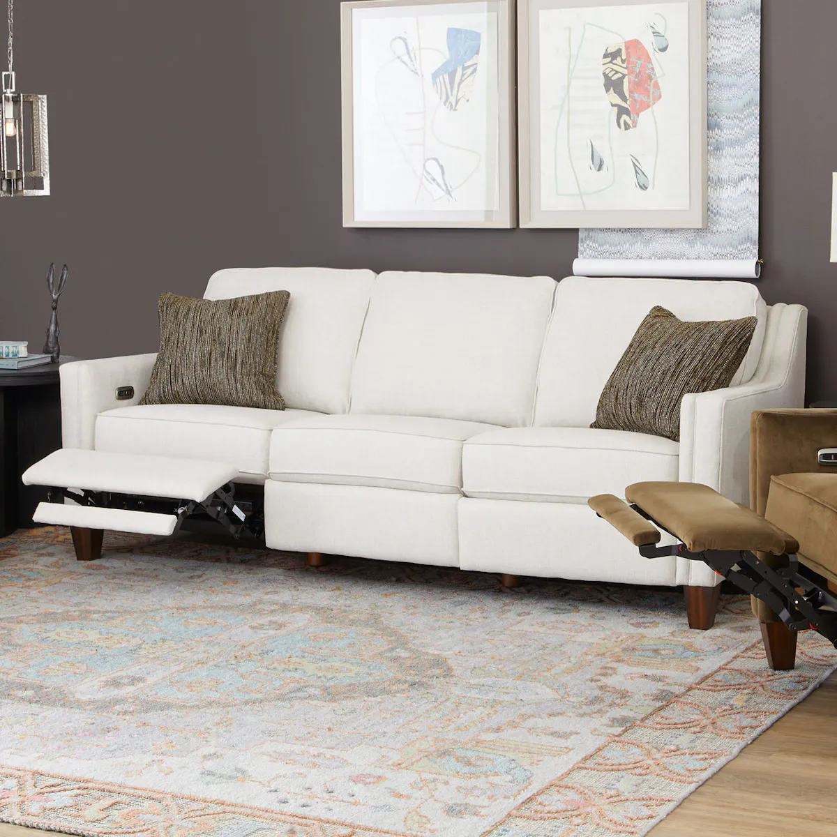 Flexsteel Furniture 5010-620M Finley Fabric Power Inclining Sofa Flexsteel Furniture 5010-620M Finley Fabric Power Inclining Sofa