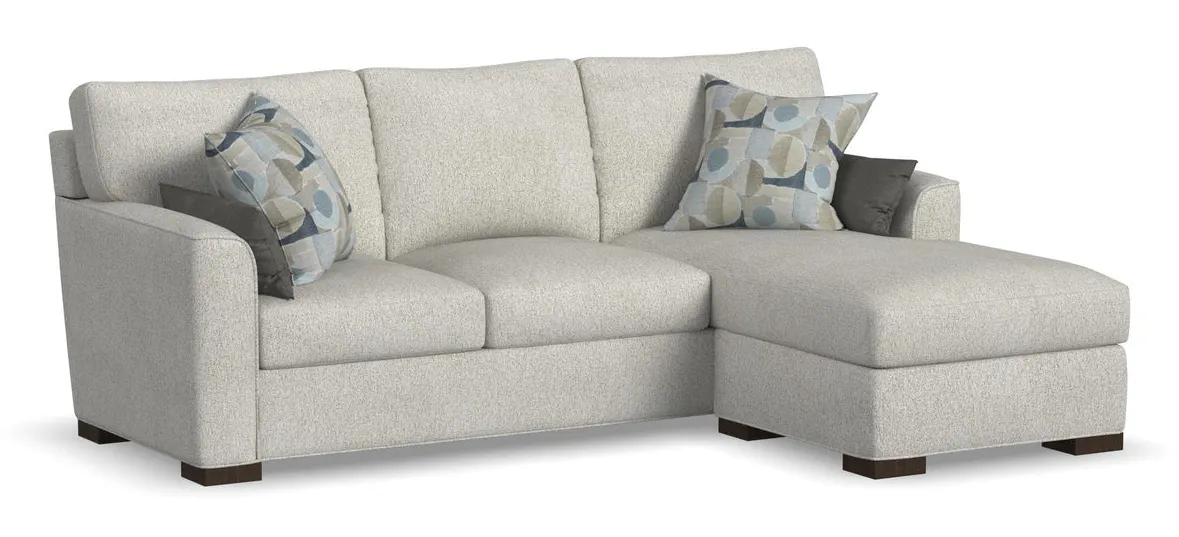 Flexsteel Furniture 5025-312 Jasper Fabric Reversible Chaise Sofa Flexsteel Furniture 5025-312 Jasper Fabric Reversible Chaise Sofa