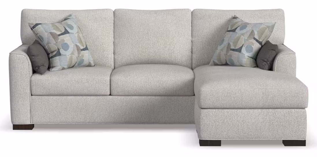 Flexsteel Furniture 5025-312 Jasper Fabric Reversible Chaise Sofa Flexsteel Furniture 5025-312 Jasper Fabric Reversible Chaise Sofa