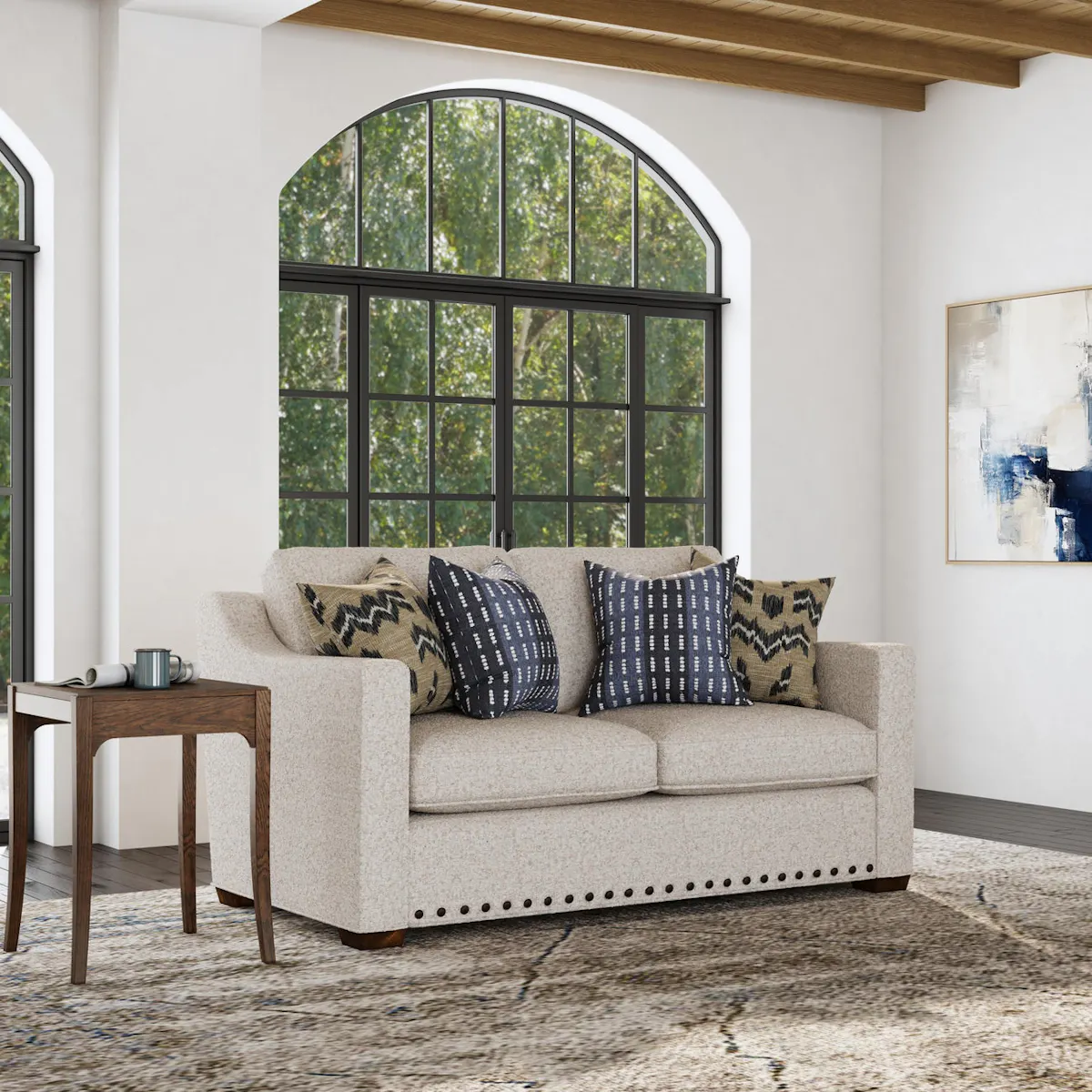 Flexsteel Furniture 7051-20 Milo Fabric Loveseat Flexsteel Furniture 7051-20 Milo Fabric Loveseat