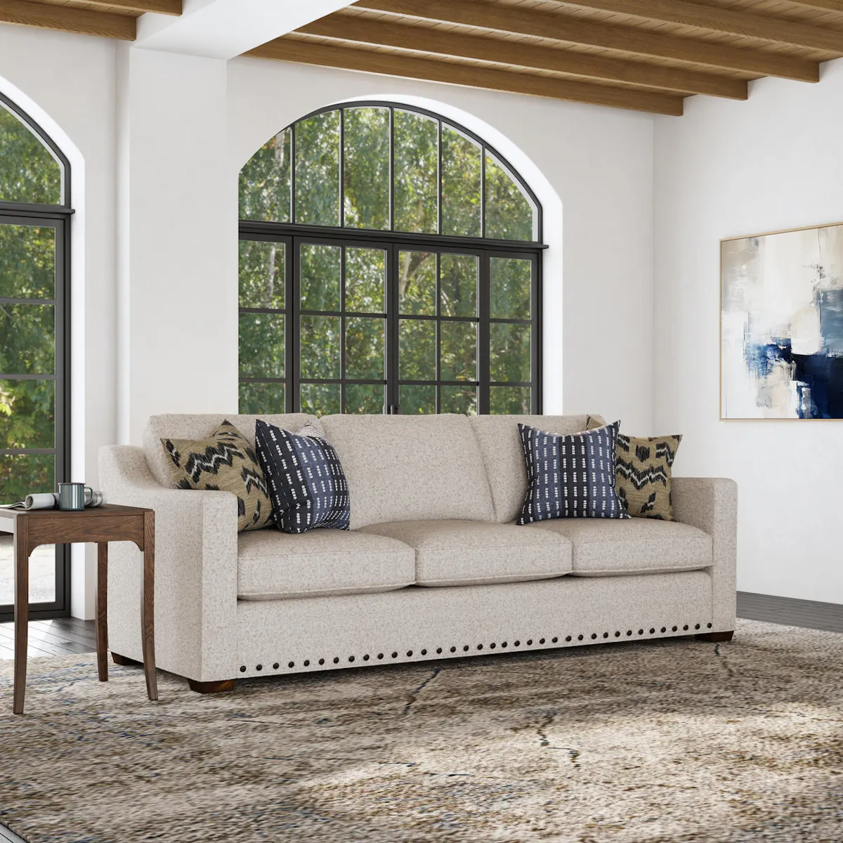 Flexsteel Furniture 7051-32 Milo Fabric Sofa Flexsteel Furniture 7051-32 Milo Fabric Sofa