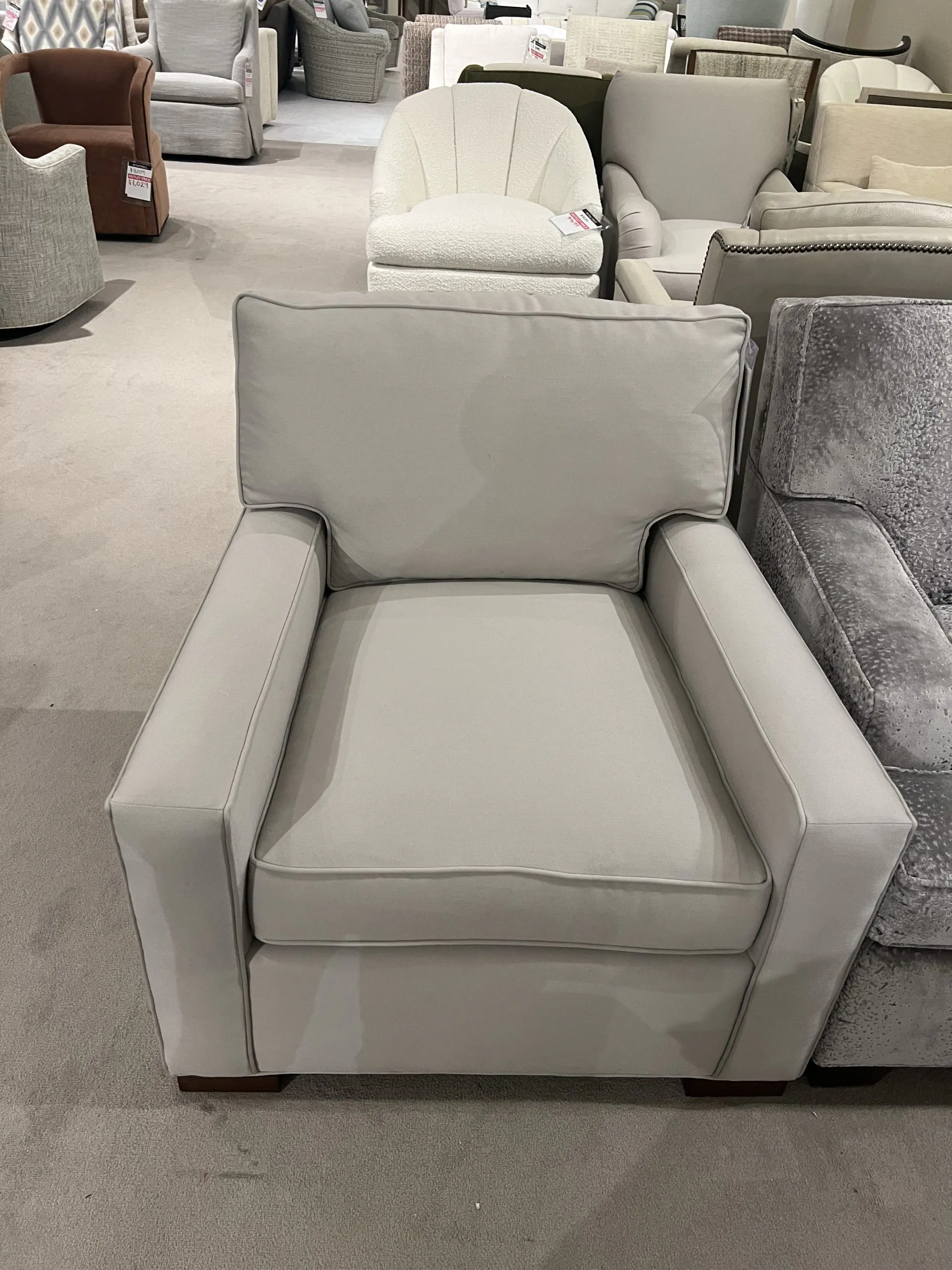 Hickory Chair HC4100-14/13 Chair w/ Square Arm