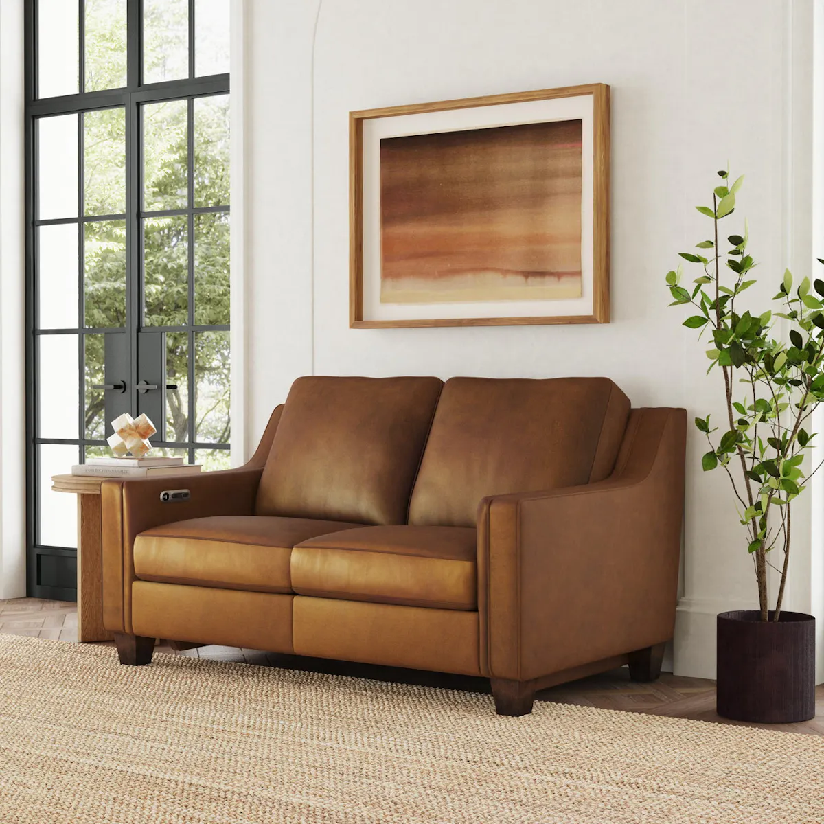 Flexsteel Furniture Q3010-600M-70572 Finley Leather Power Inclining Loveseat Flexsteel Furniture Q3010-600M-70572 Finley Leather Power Inclining Loveseat