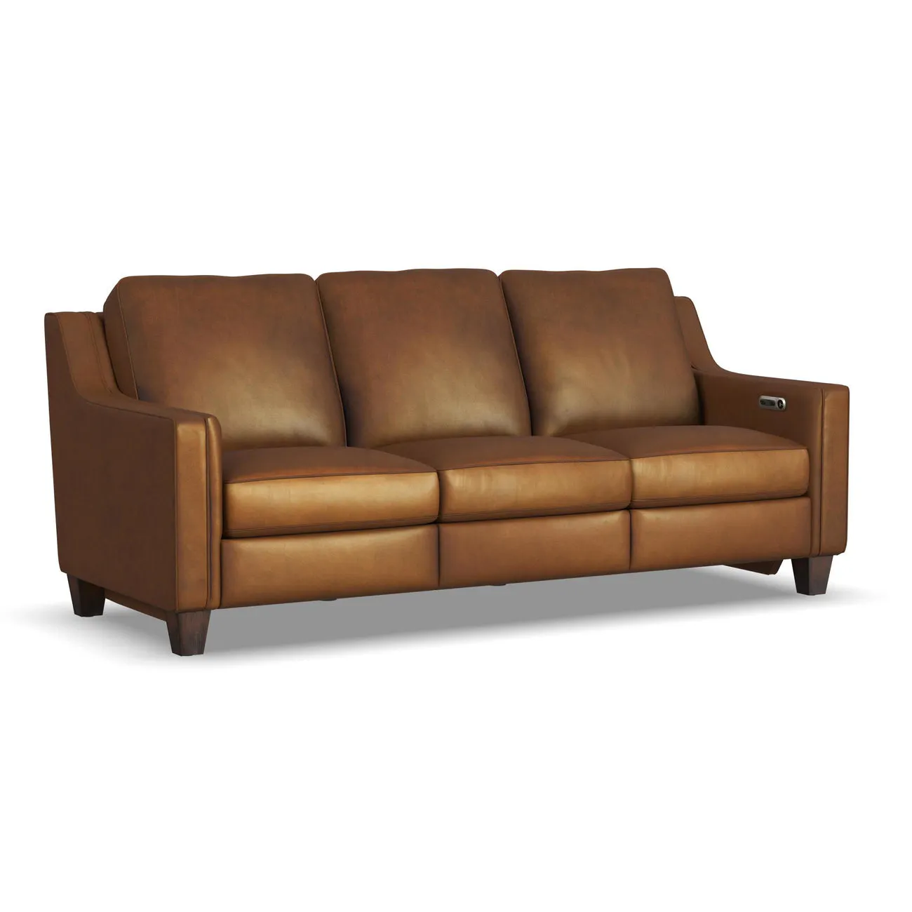 Flexsteel Furniture Q3010-620M-70572 Finley Leather Power Inclining Sofa