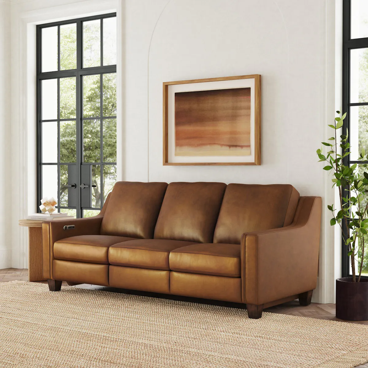 Flexsteel Furniture Q3010-620M-70572 Finley Leather Power Inclining Sofa Flexsteel Furniture Q3010-620M-70572 Finley Leather Power Inclining Sofa