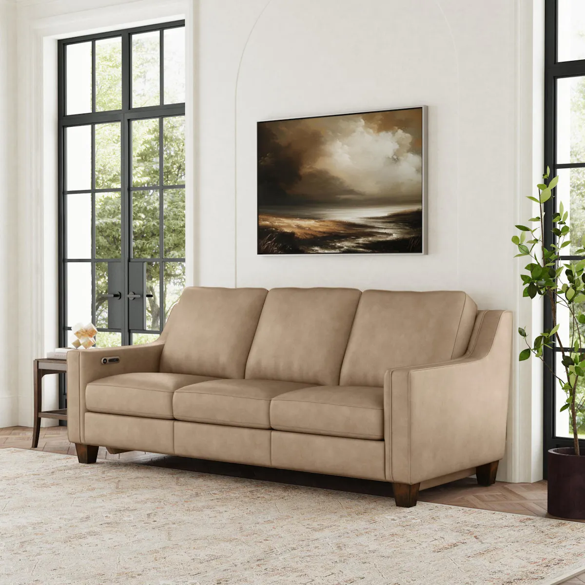 Flexsteel Furniture Q3010-620M-94678 Finley Leather Power Inclining Sofa Flexsteel Furniture Q3010-620M-94678 Finley Leather Power Inclining Sofa