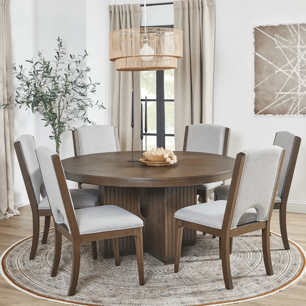 Flexsteel Furniture W1013-834 Athens Round Dining Table Flexsteel Furniture W1013-834 Athens Round Dining Table