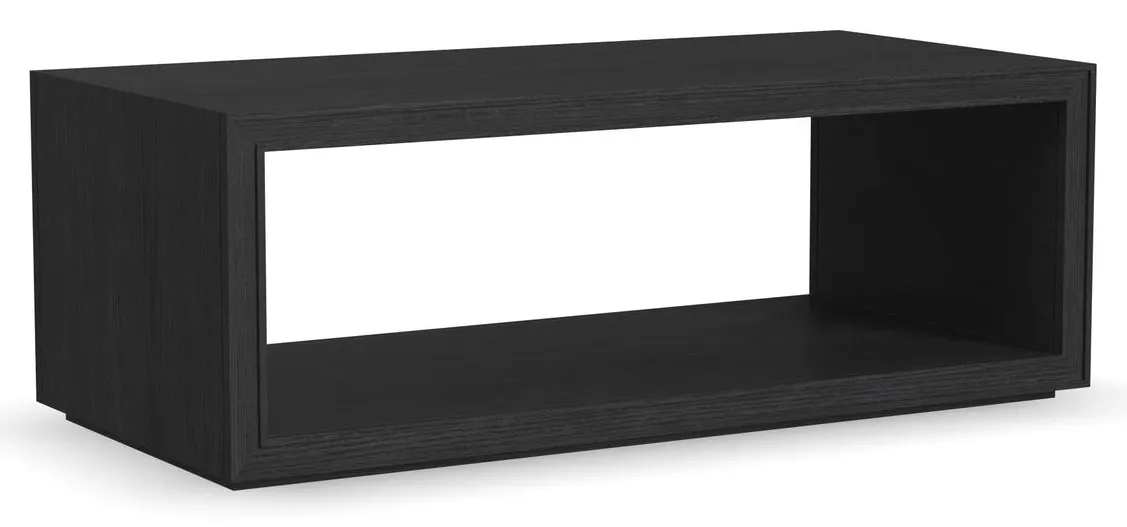 Flexsteel Furniture W1027-0311 Waterfall Black Rectangular Coffee Table with Casters Flexsteel Furniture W1027-0311 Waterfall Black Rectangular Coffee Table with Casters