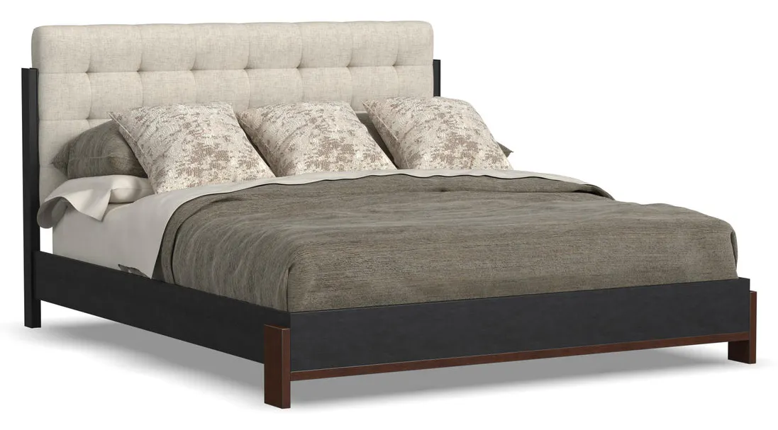 Flexsteel Furniture W1027-90K Waterfall King Upholstered Bed Flexsteel Furniture W1027-90K Waterfall King Upholstered Bed