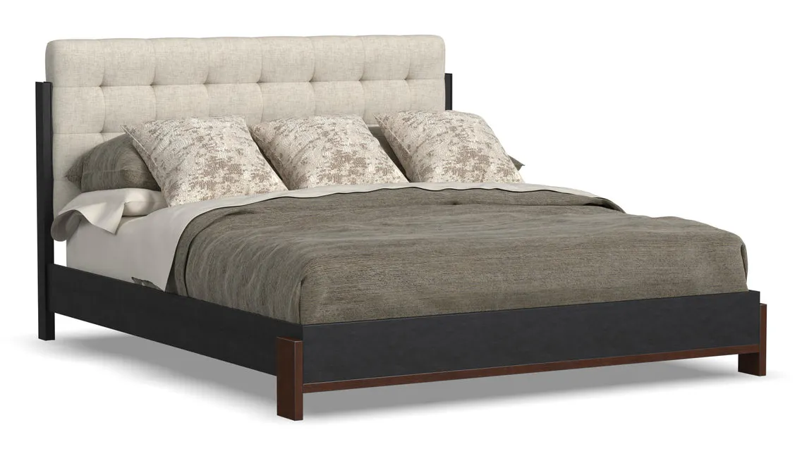 Flexsteel Furniture W1027-90K Waterfall King Upholstered Bed Flexsteel Furniture W1027-90K Waterfall King Upholstered Bed