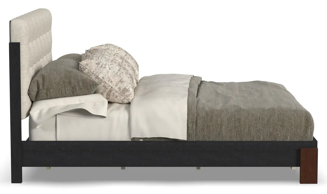 Flexsteel Furniture W1027-90K Waterfall King Upholstered Bed Flexsteel Furniture W1027-90K Waterfall King Upholstered Bed