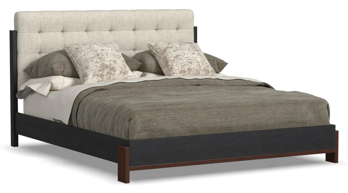 Flexsteel Furniture W1027-90Q Waterfall Queen Upholstered Bed Flexsteel Furniture W1027-90Q Waterfall Queen Upholstered Bed