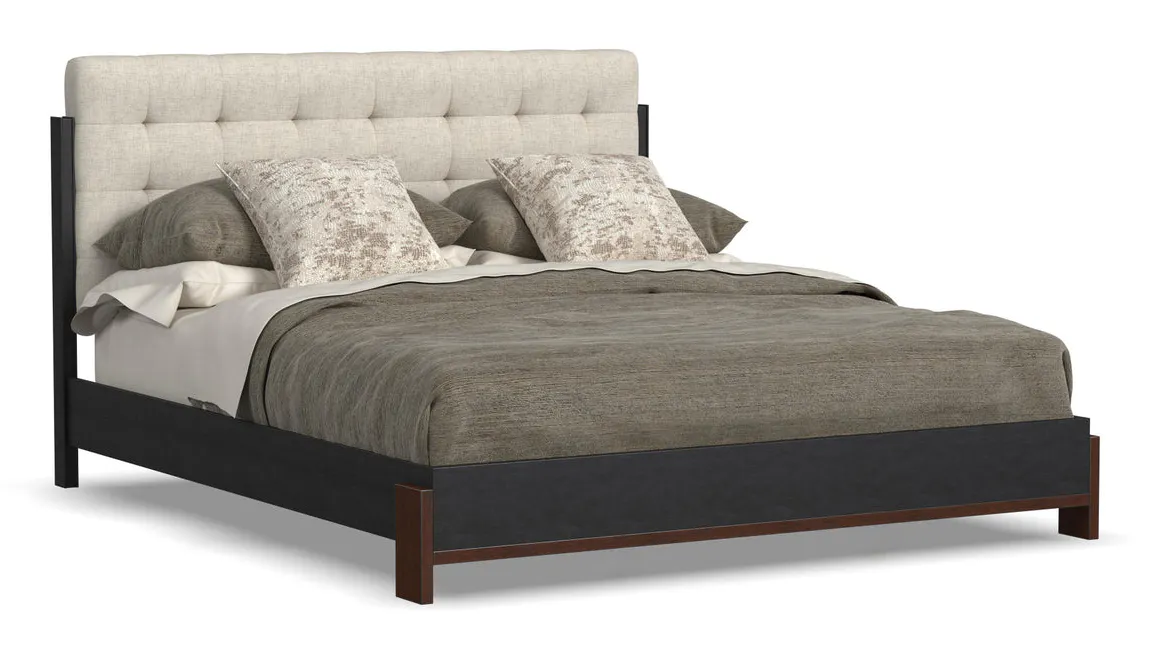 Flexsteel Furniture W1027-90Q Waterfall Queen Upholstered Bed Flexsteel Furniture W1027-90Q Waterfall Queen Upholstered Bed
