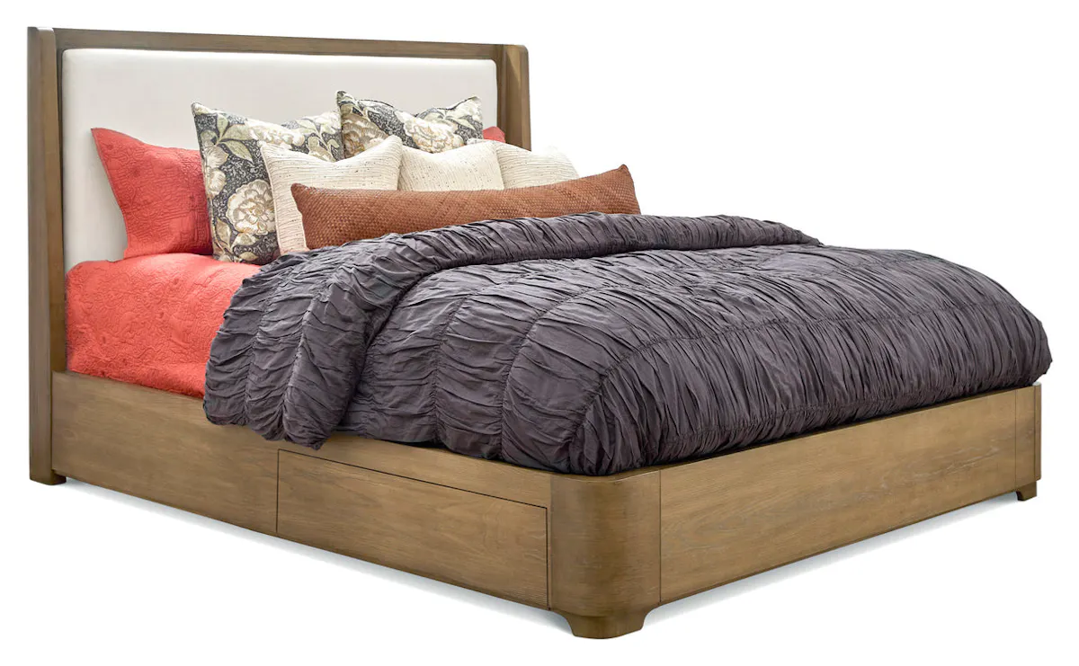 Flexsteel Furniture W1062-91KS Normandy King Upholstered Storage Bed Flexsteel Furniture W1062-91KS Normandy King Upholstered Storage Bed