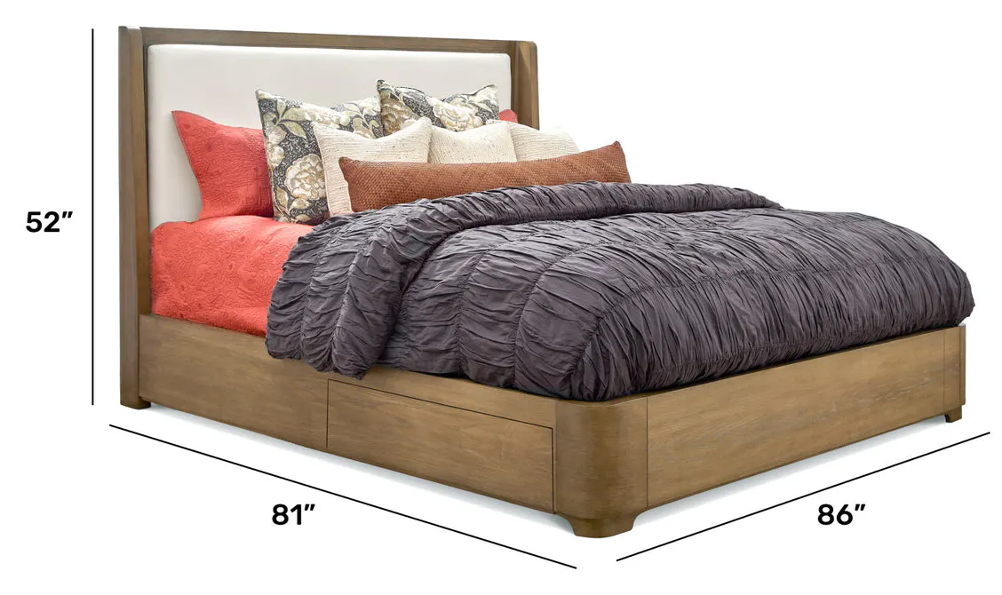 Flexsteel Furniture W1062-91KS Normandy King Upholstered Storage Bed Flexsteel Furniture W1062-91KS Normandy King Upholstered Storage Bed