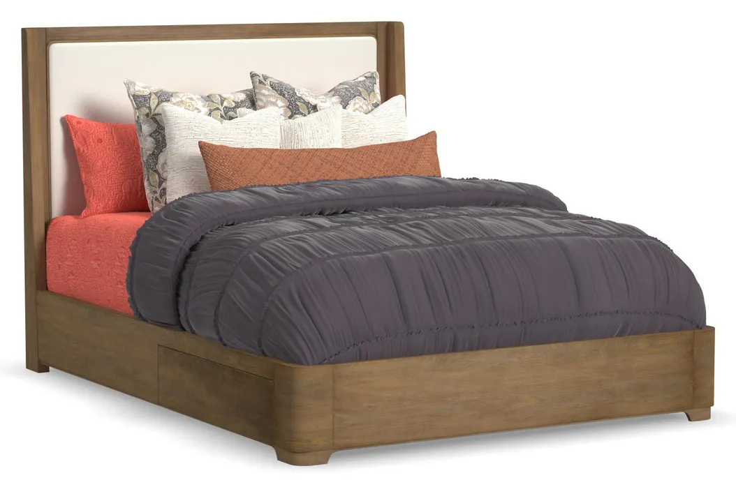 Flexsteel Furniture W1062-91QS Normandy Queen Upholstered Storage Bed Flexsteel Furniture W1062-91QS Normandy Queen Upholstered Storage Bed