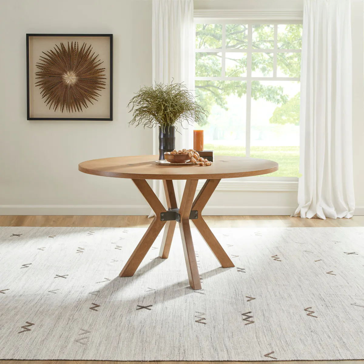Flexsteel Furniture W1077-834 Millwork Round Dining Table Flexsteel Furniture W1077-834 Millwork Round Dining Table