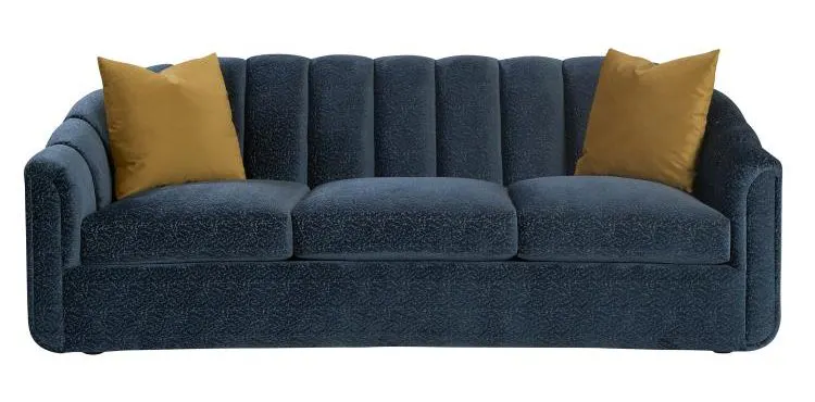 Hickory Chair HC4604-90 Alessia Curved Sofa