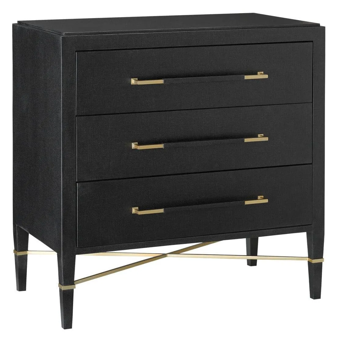 Currey and Company 3000-0065 Verona Black Chest