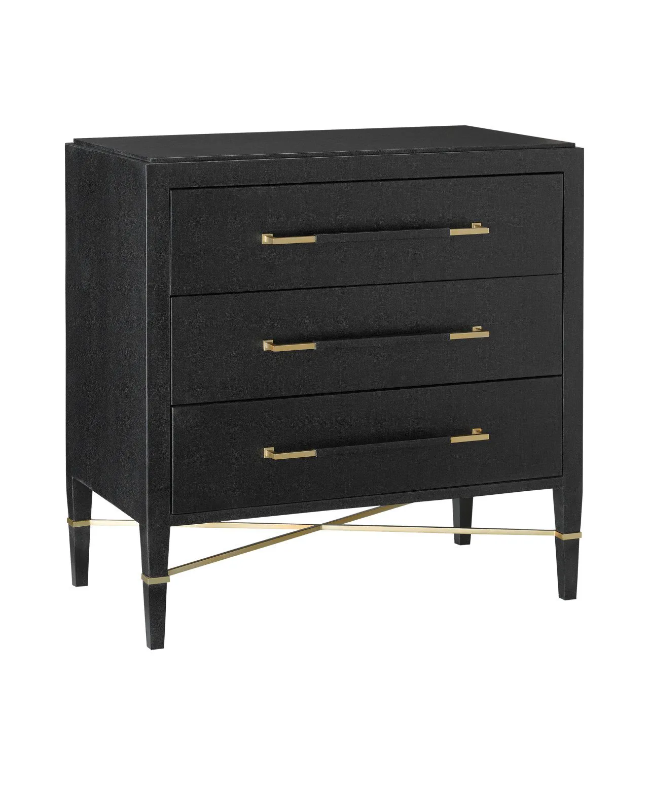 Currey and Company 3000-0065 Verona Black Chest