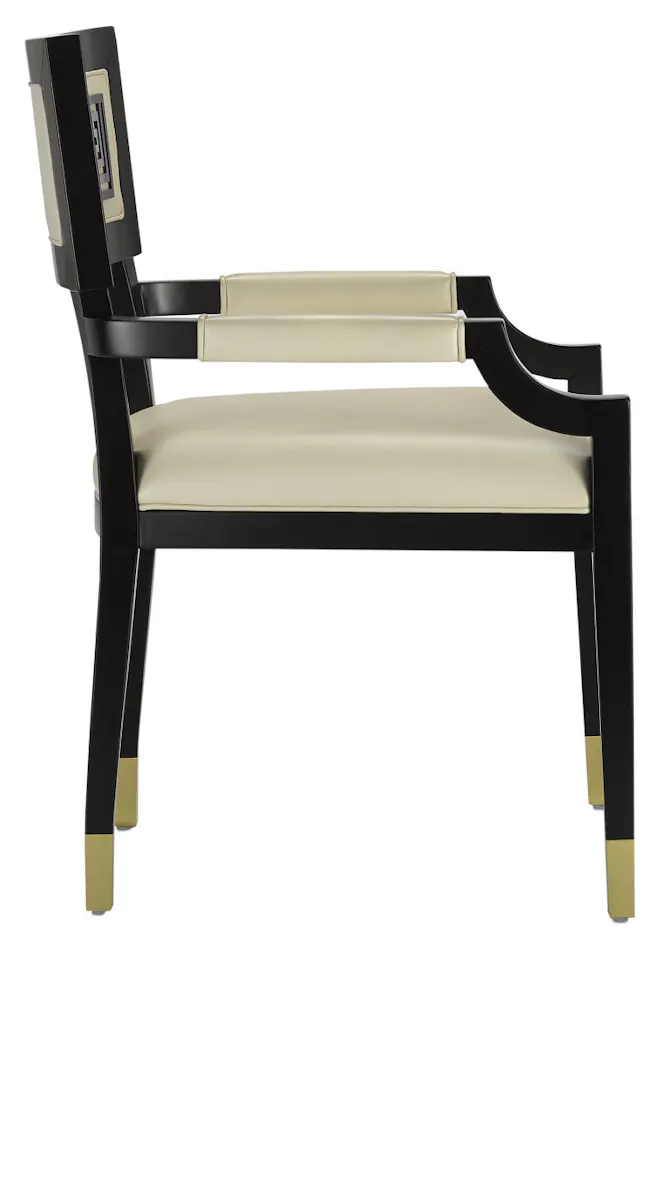 Currey and Company 7000-0322 Artemis Leather Armchair Milk Currey and Company 7000-0322 Artemis Leather Armchair Milk