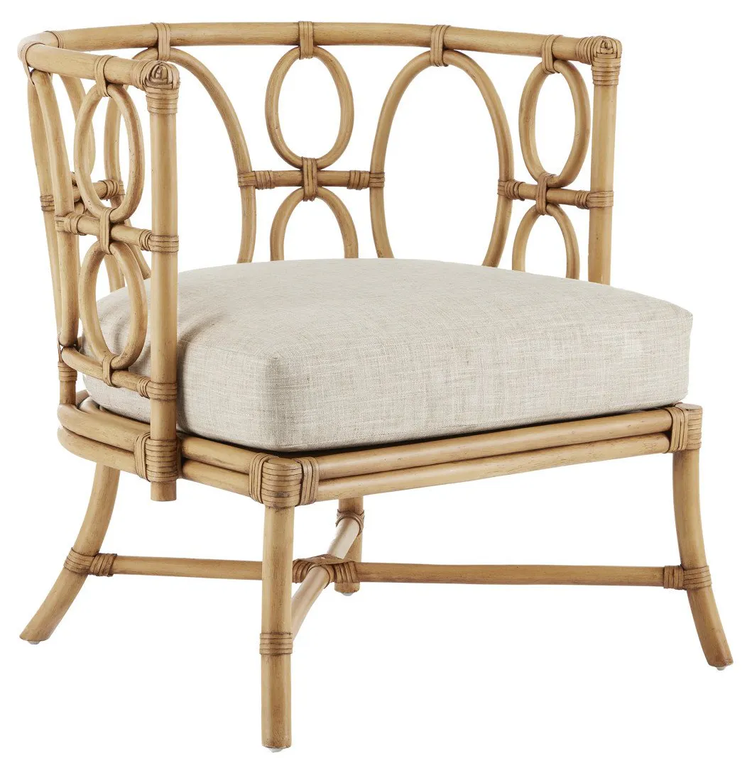 Currey and Company 7000-0582 Tegal Natural Chair, Finn Natural Currey and Company 7000-0582 Tegal Natural Chair, Finn Natural