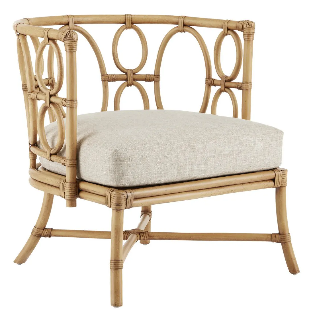 Currey and Company 7000-0582 Tegal Natural Chair, Finn Natural Currey and Company 7000-0582 Tegal Natural Chair, Finn Natural