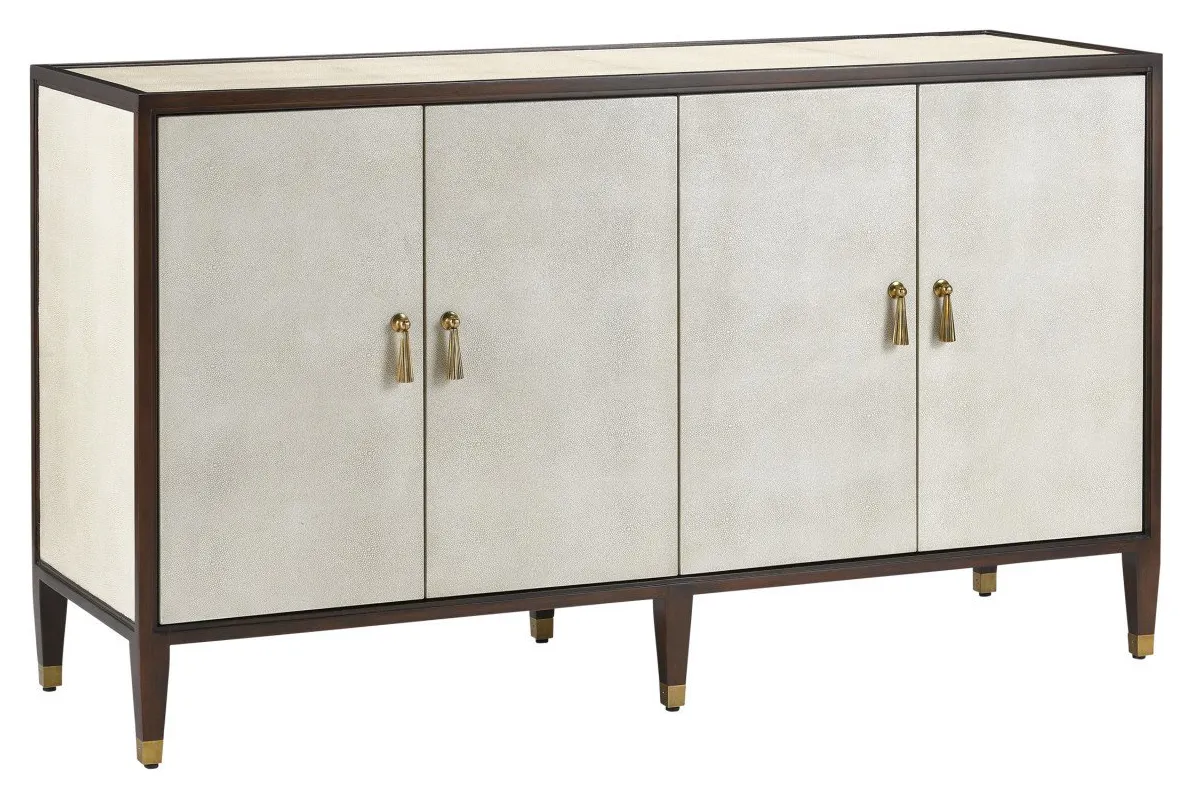 Currey and Company 3000-0142 Evie Shagreen Credenza Currey and Company 3000-0142 Evie Shagreen Credenza