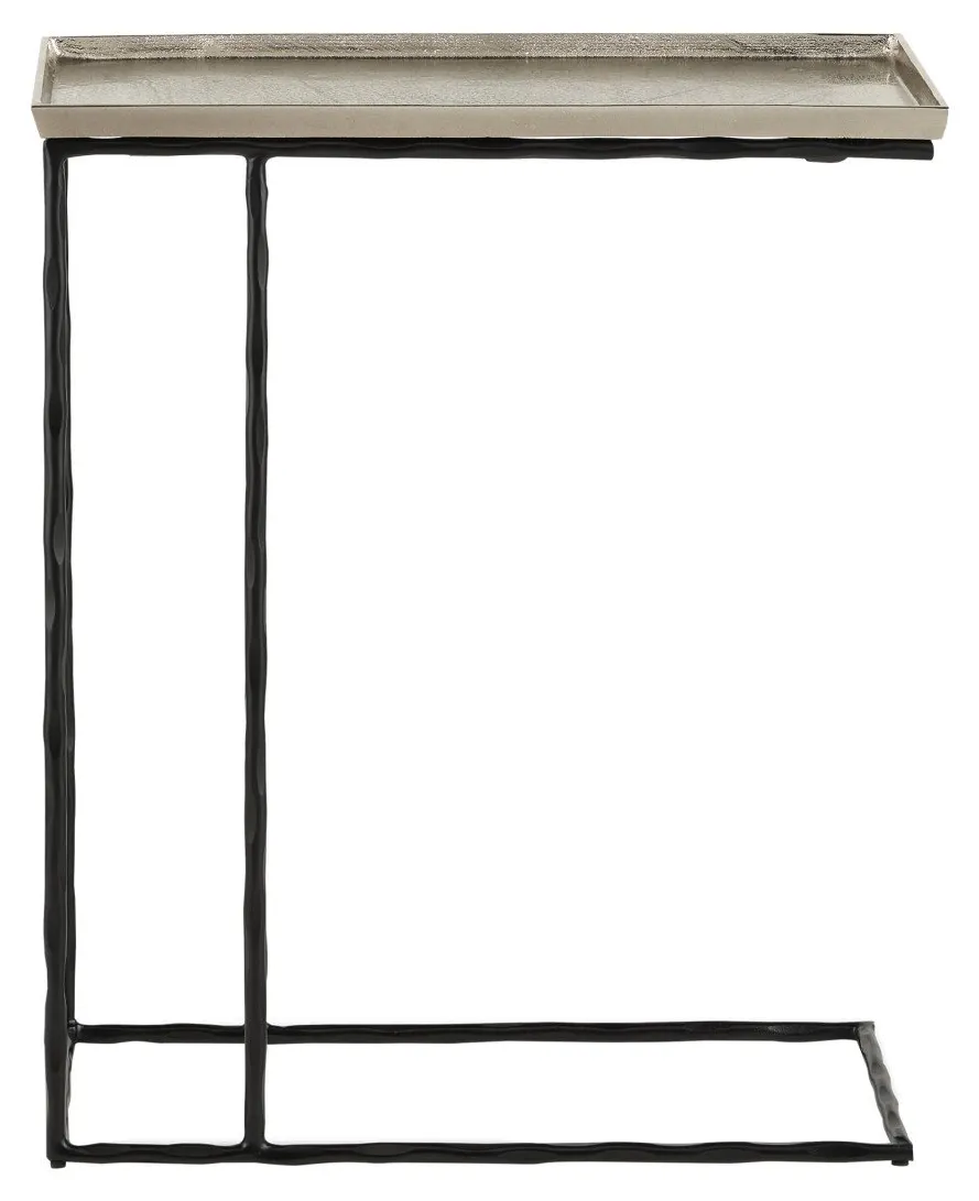 Currey and Company 4000-0134 Boyles Silver C Table Currey and Company 4000-0134 Boyles Silver C Table