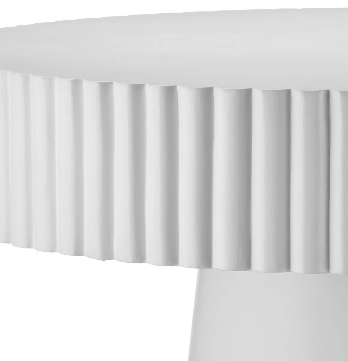 Currey and Company 2000-0043 Harlow White Concrete Accent Table Currey and Company 2000-0043 Harlow White Concrete Accent Table