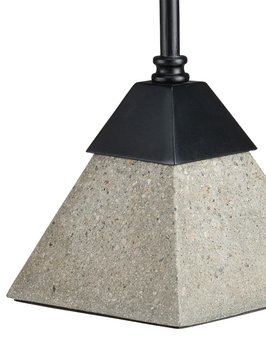 Currey and Company 4000-0185 Parna Concrete Accent Table Currey and Company 4000-0185 Parna Concrete Accent Table