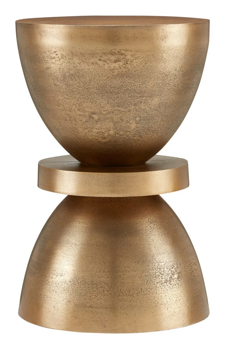Currey and Company 4000-0132 Ivaan Brass Accent Table Currey and Company 4000-0132 Ivaan Brass Accent Table