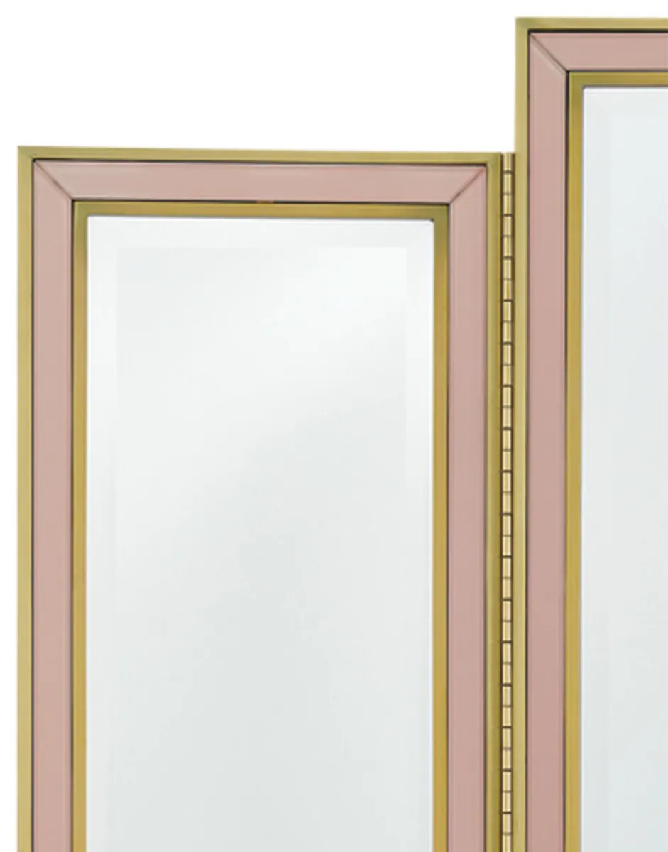 Currey and Company 1000-0024 Arden Pink Vanity Mirror Currey and Company 1000-0024 Arden Pink Vanity Mirror