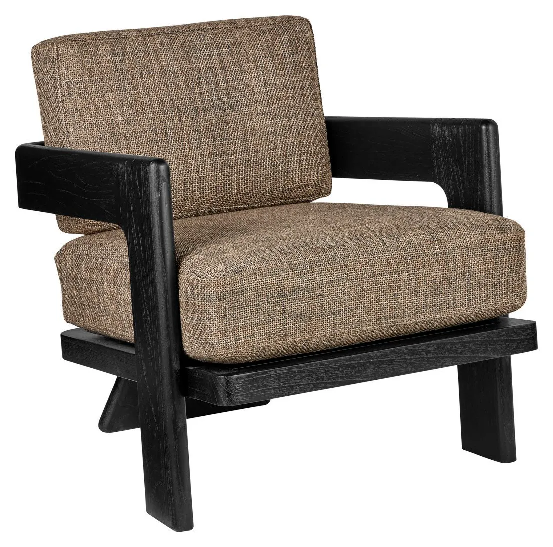 Currey and Company 7000-0752 Theo Lounge Chair Rig Otter Currey and Company 7000-0752 Theo Lounge Chair Rig Otter