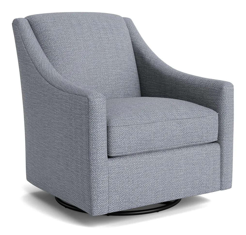 Bassett Furniture 1044-05 Corinna Slope Arm Swivel Chair Bassett Furniture 1044-05 Corinna Slope Arm Swivel Chair